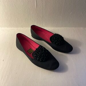 Daniel Green black slippers